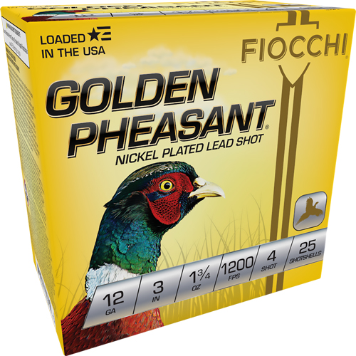 FIOCCHI GLDN PHEASANT 12GA 3"