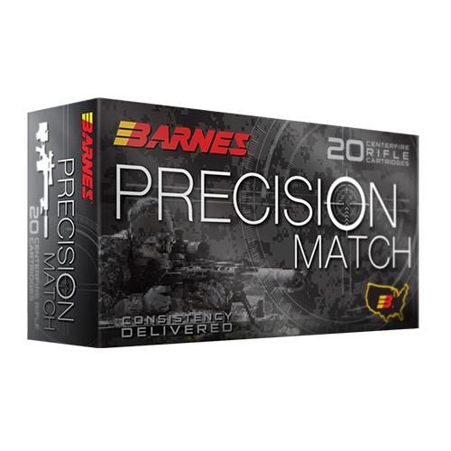 Barnes Precision Match Rifle Ammunition 6.5 Creedmoor 140 gr OTM 2700 fps 20/ct