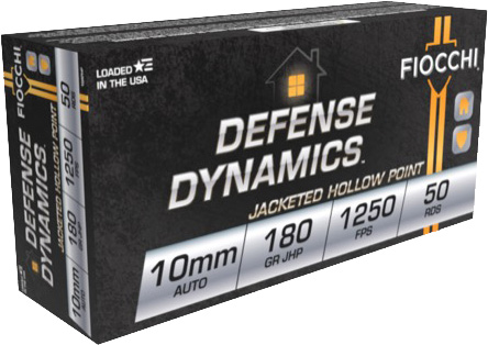 FIOCCHI 10MM AUTO 180GR JHP