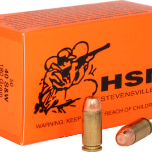 HSM RMFG 40S&W 180GR PLATED