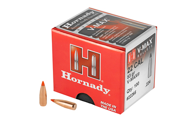 HRNDY V-MAX 22 CAL .224 53GR 100CT