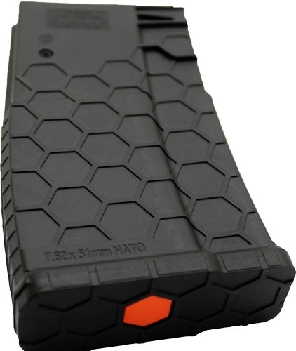 HEXMAG MAGAZINE SR-25 .308 WIN - 20RD BLACK POLYMER - Image 2