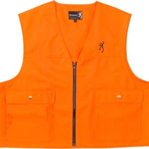 BROWNING JUNIOR SAFETY VEST - W/LOGO BLAZE ORANGE X-LARGE