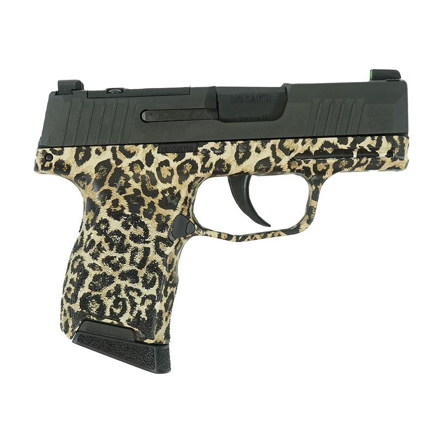 Sig Sauer P365 Leopard Print Optic Ready Handgun 9mm Luger 10rd Magazines(2) 3.1" Barrel X-RAY 3 Sights