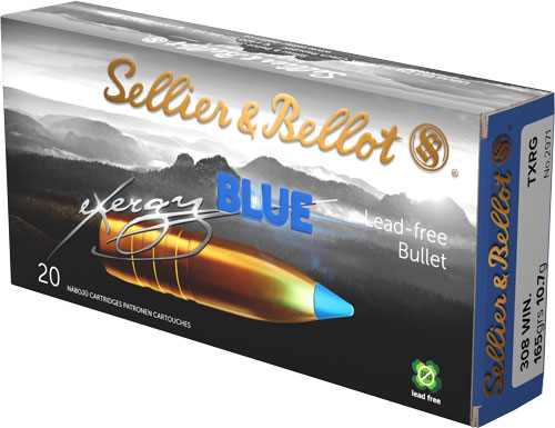 S&B 308 WIN 165GR TXRG BLUE - 20RD 12BX/CS
