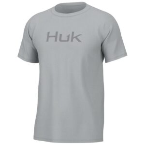 Huk Logo Short Sleeve Shirt Harbor Mist M