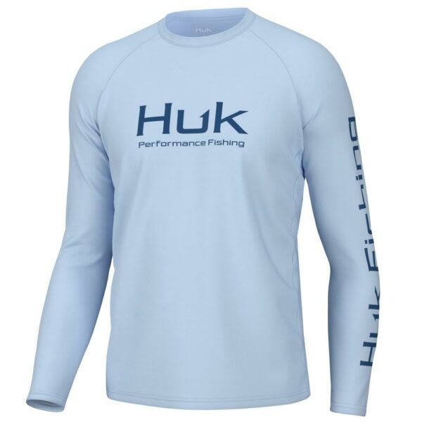 Huk Vented Pursuit Long Sleeve Shirt Ice Water XL