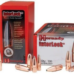 Hornady InterLock Bullets .30 cal .308" 180 gr RN 100/ct