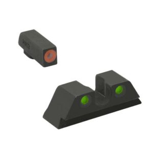Meprolight ML46670 Hyper-Bright Orange Ring Front/Green Rear Sights for Canik TP Series