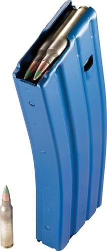 CPD MAGAZINE AR15 5.56X45 30RD - BLUE FINISH ALUMINUM - Image 3