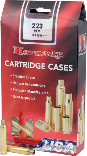 HORNADY UNPRIMED CASES 223 - REMINGOTN 50 PACK 5PK/CS