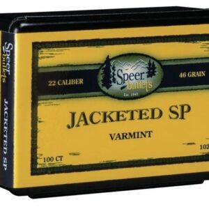 Speer Varmint Soft Point Rifle Bullets .224 cal .224" 40 gr JSP 100/ct