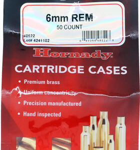 HORNADY UNPRIMED CASES 6MM - REMINGTON 50 PACK 5PK/CS