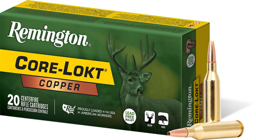 REMINGTON 308 WIN 150GR COPPER - CORE-LOKT HP 20RD 10BX/CS