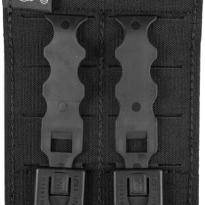 GREY GHOST DOUBLE PISTOL MAGNA - MAG POUCH LAMINATE BLACK