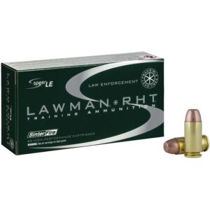 CCI Speer Lawman Handgun Ammunition .40 S&W 125 gr RHT Frangible 900 fps 50/rd