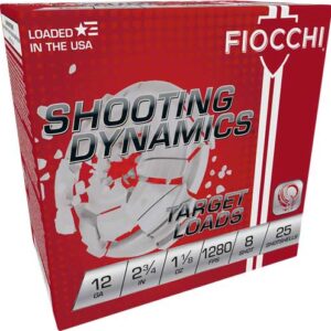 FIOCCHI 12GA 2.75" 1-1/8OZ #8 - 1280FPS 250RD CASE LOT