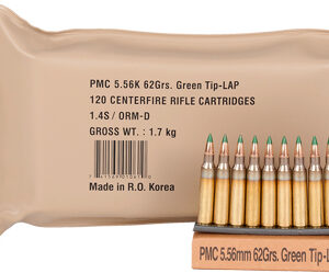 PMC 5.56K 5.56X45 62GR (M855) - 120RD BATTLE PACK 5PK/CS