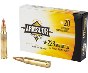 ARMSCOR 223REM 62GR FMJ 20/1000