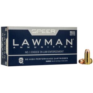Speer Lawman Cleanfire Handgun Ammunition .40 S&W 180 gr TMJ 1000 fps 50/rd