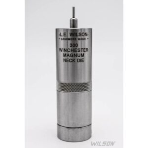 Wilson Stainless Neck Sizing Die Interchangeable Bushing Type 6.5 PRC Bushing Sold Separately