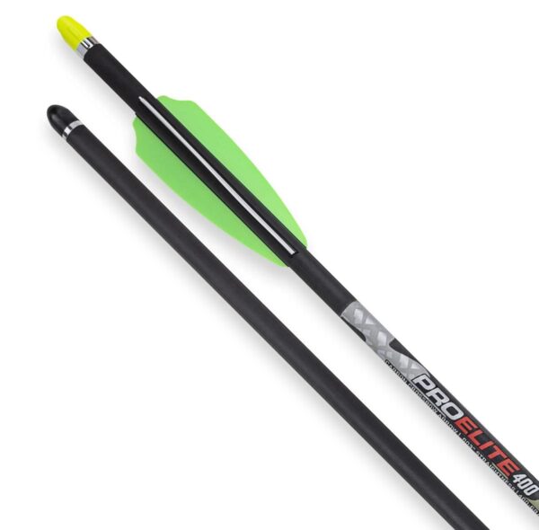 TenPoint Pro Elite 400 Carbon Arrows 20" w/ Alpha-Nock HP .003"  3/pk