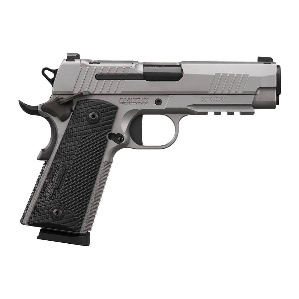Sig Sauer XCarry Stainless Handgun .45 Auto 8rd Magazines(2) 4.5" Barrel Optic Ready SAO
