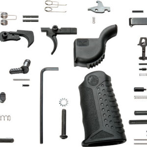 BATTLE ARMS ENHANCED COMPLETE - LOWER PARTS KIT STEEL BLACK