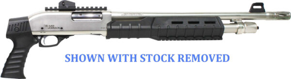 IVER JOHNSON PUMP 12GA 3" 18" - NICKEL QD PISTOL GRIP STOCK - Image 2