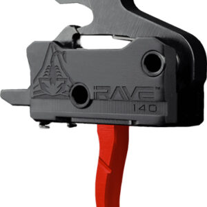 RISE TRIGGER RAVE 140 SST RED - 3.5LB AR-15 W/ANTI WALK PINS