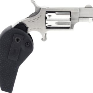 NAA MINI-REVOLVER 22LR 1-1/8" - S/S MATTE W/HOLSTER GRIP