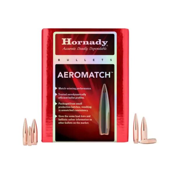 Hornady Aeromatch Rifle Bullets 6mm .243" 105 gr HPBT 500/ct