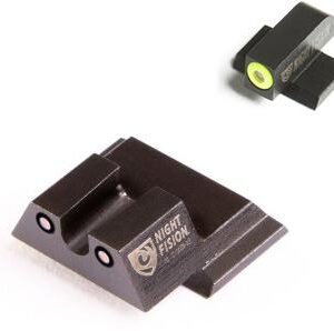 Night Fision Perfect Dot NS Set w/Yellow Front +  Black U Rear Fits S&W M&P Excluding Shield