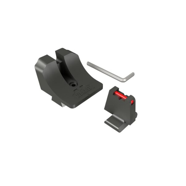 Canik Warren Tactical Suppressor Sight Fiber Front Wide Blacked Out Rear