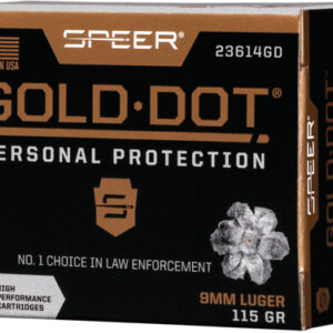 SPEER GOLD DOT 9MM LUGER - 115GR GDHP 20RD 10BX/CS