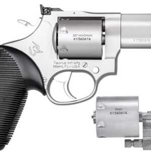 TAURUS 692 38/357/9MM 3." ADJ. - 7-SHOT PORTED SS RIBBER