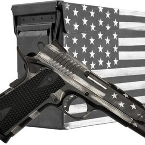 Citadel 1911-A1 Flag Edition .45 ACP 7rd Magazine  5" Barrel Grey Scale Cerakote with matching Ammo Can