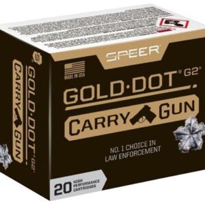 Speer Gold Dot Handgun Ammunition 9mm Luger 135gr HP 20/ct