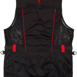 BROWNING ACE SHOOTING VEST - R-HAND 3XL BLACK/RED TRIM