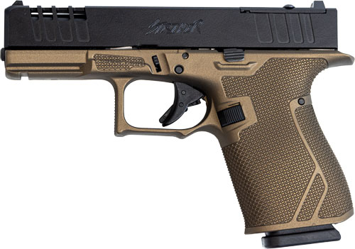 GLFA 19 STRIKER 9MM 4" 15 SHOT - BLACK SLIDE BRONZE FRAME - Image 2