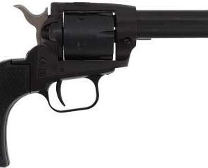 HERITAGE 22LR/22WMR BLACK - 4.75" STEEL FRAME POLYMER GRIP