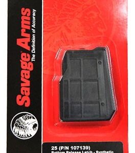 SAVAGE MAGAZINE MODEL 25 - 22 HORNET 4RD SYNTHETIC MATTE