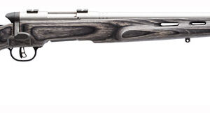 SAVAGE BMAG TARGET 17WSM 22" - HB SS/GREY LAMINATE T-HOLE
