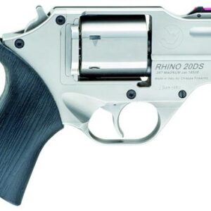 RHINO .357MAG REVOLVER 200DS CHROME 2IN BBL 3MOON CLIPS 6RND