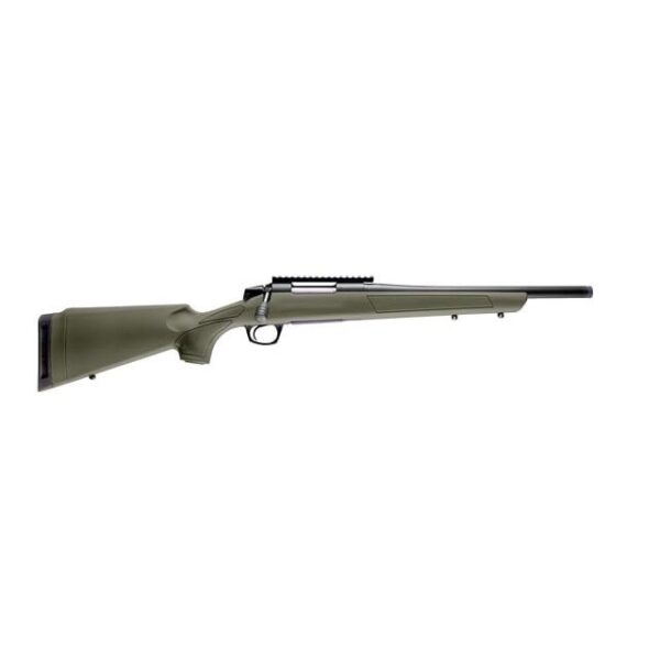 CVA Cascade SR Rifle .308 Win 4rd Capacity 16.5" Threaded Cerakote Black Barrel OD Green Stock Pic Rail
