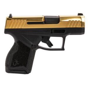Taurus GX4 Handgun 9mm Luger 11rd (1) & 13rd (1) Magazines 3" Barrel Gold Slide and Black