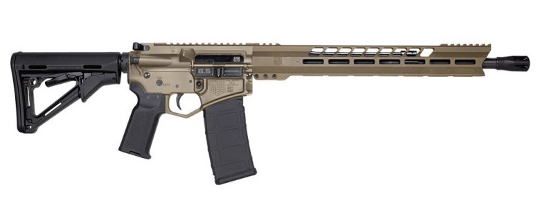 DIAMONDBACK FIREARMS DB15BG 6.5GR FDE 18" V RAIL