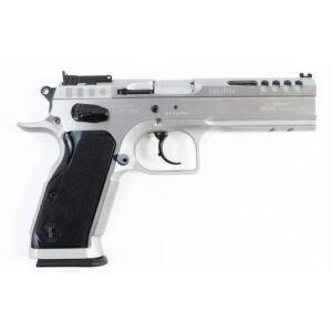 IFG Tanfoglio Defiant Stock Master 9mm Luger 17rd(2) 4.75" Barrel Hard Chrome
