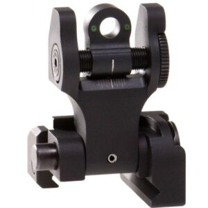 Troy Industries Rear Tritium Battle Sight - Black
