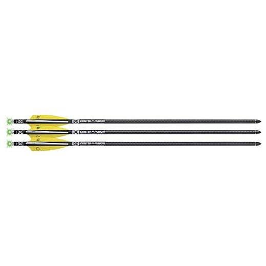 TenPoint EVO-X CenterPunch Lighted Alpha-Blaze Carbon Arrows 20" 3 Pack